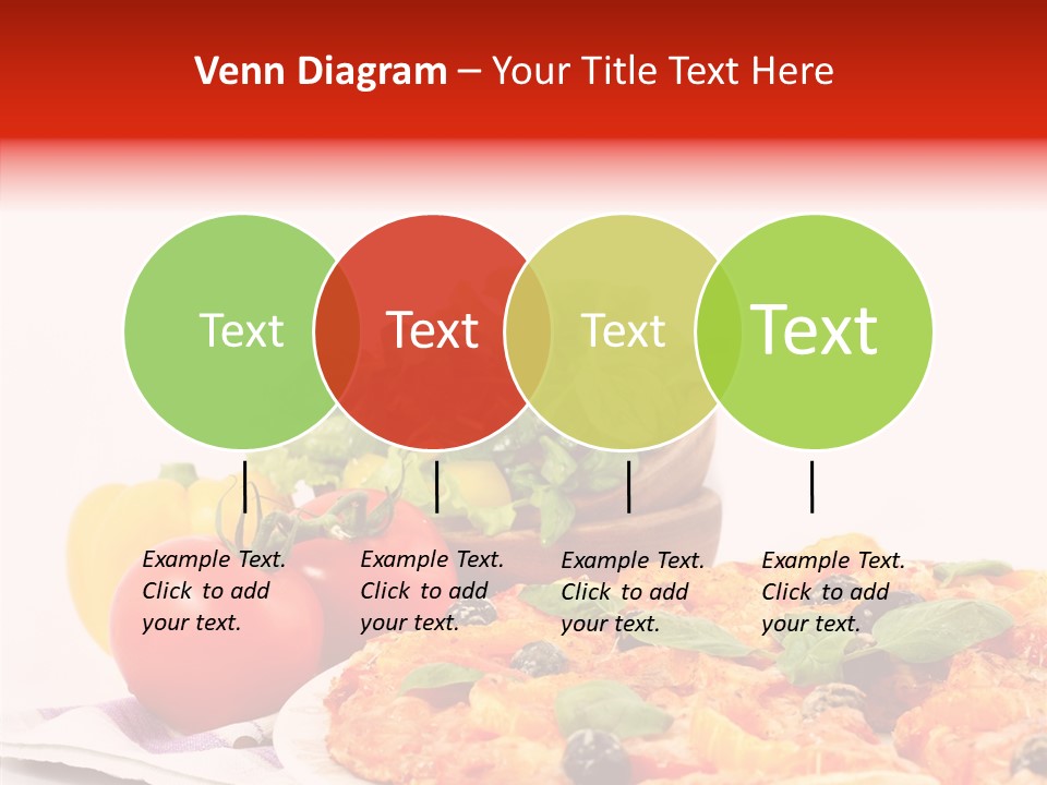 Isolated Olive Sausage PowerPoint Template