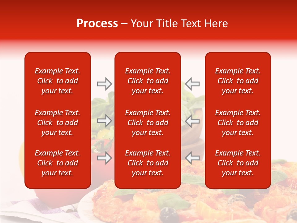 Isolated Olive Sausage PowerPoint Template