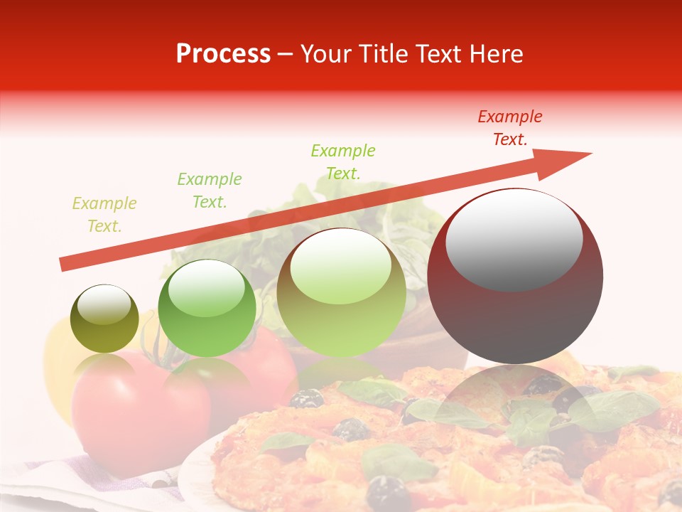 Isolated Olive Sausage PowerPoint Template