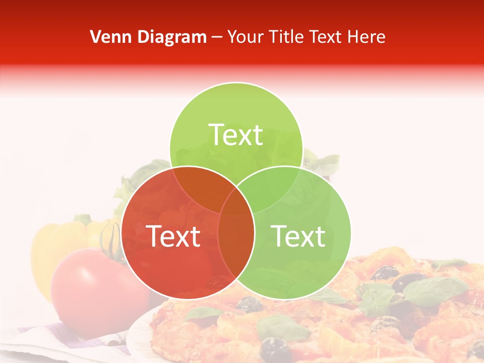 Isolated Olive Sausage PowerPoint Template