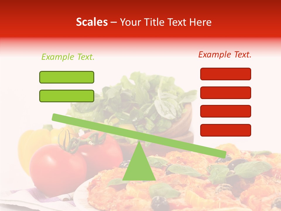 Isolated Olive Sausage PowerPoint Template