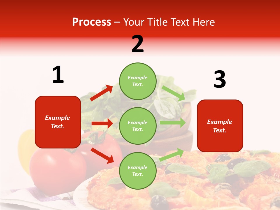 Isolated Olive Sausage PowerPoint Template