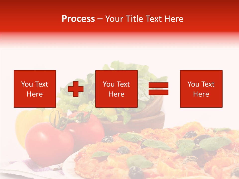 Isolated Olive Sausage PowerPoint Template