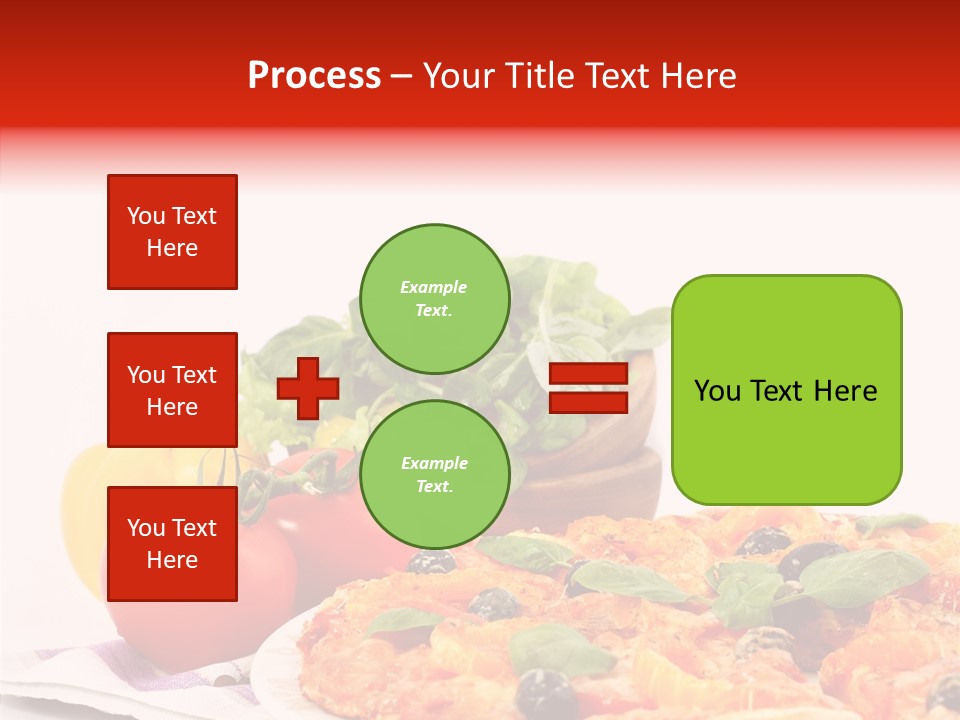 Isolated Olive Sausage PowerPoint Template