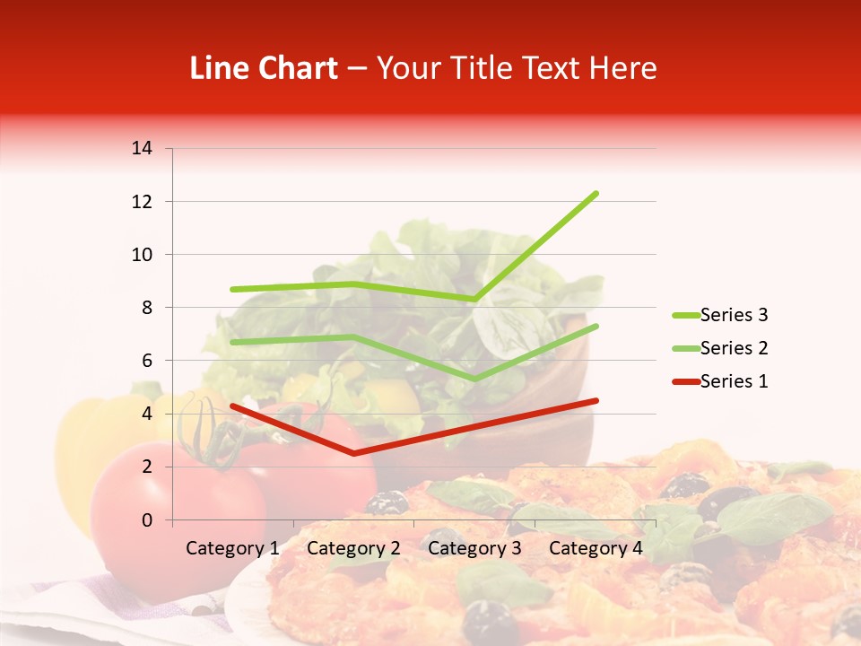 Isolated Olive Sausage PowerPoint Template