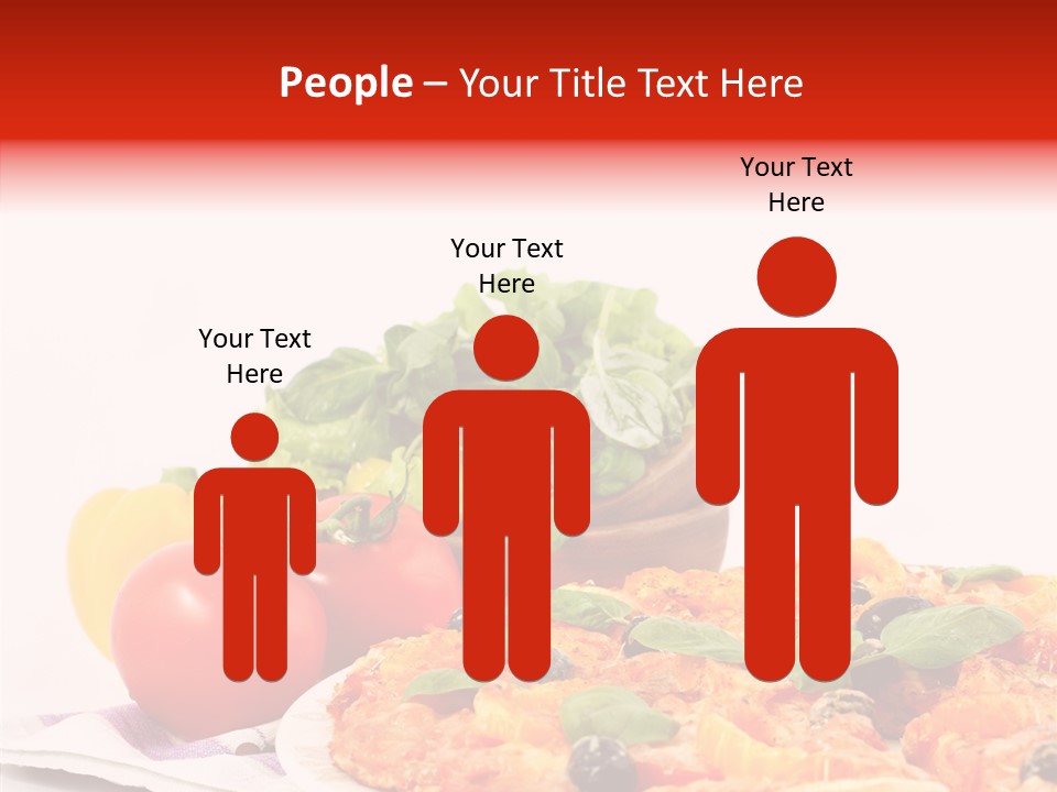 Isolated Olive Sausage PowerPoint Template