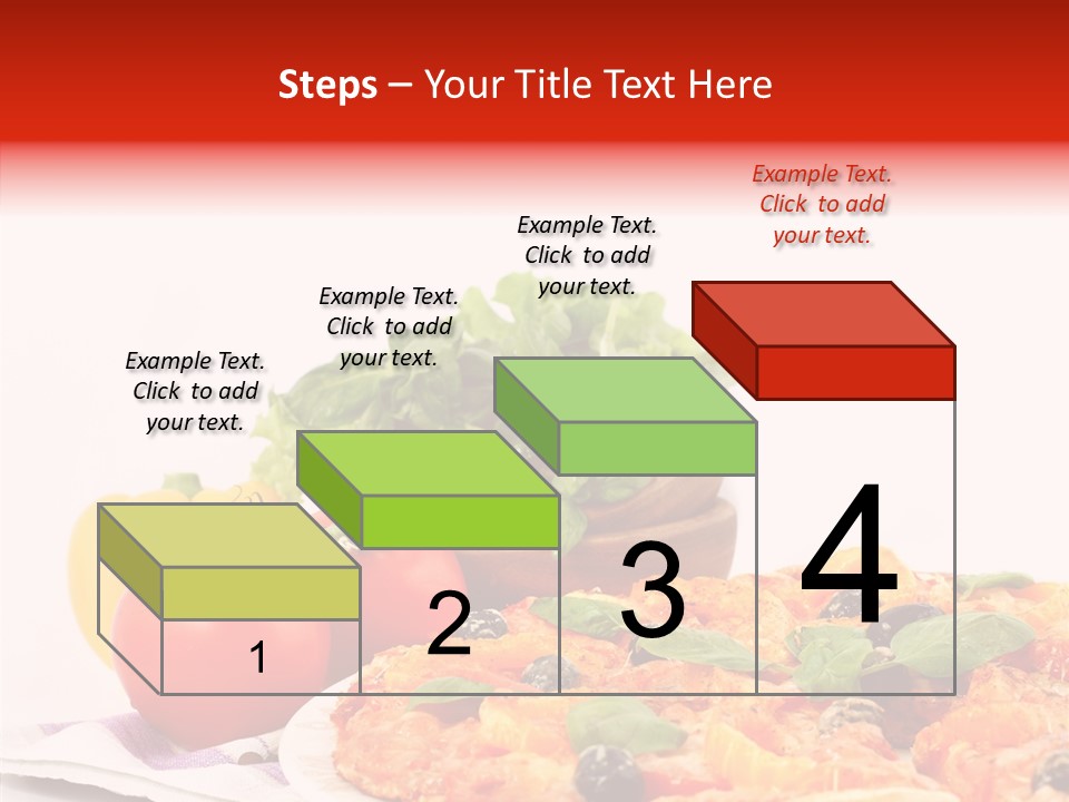 Isolated Olive Sausage PowerPoint Template