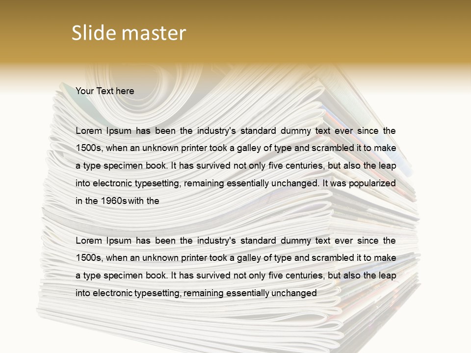 Profe Ional Toon Table PowerPoint Template