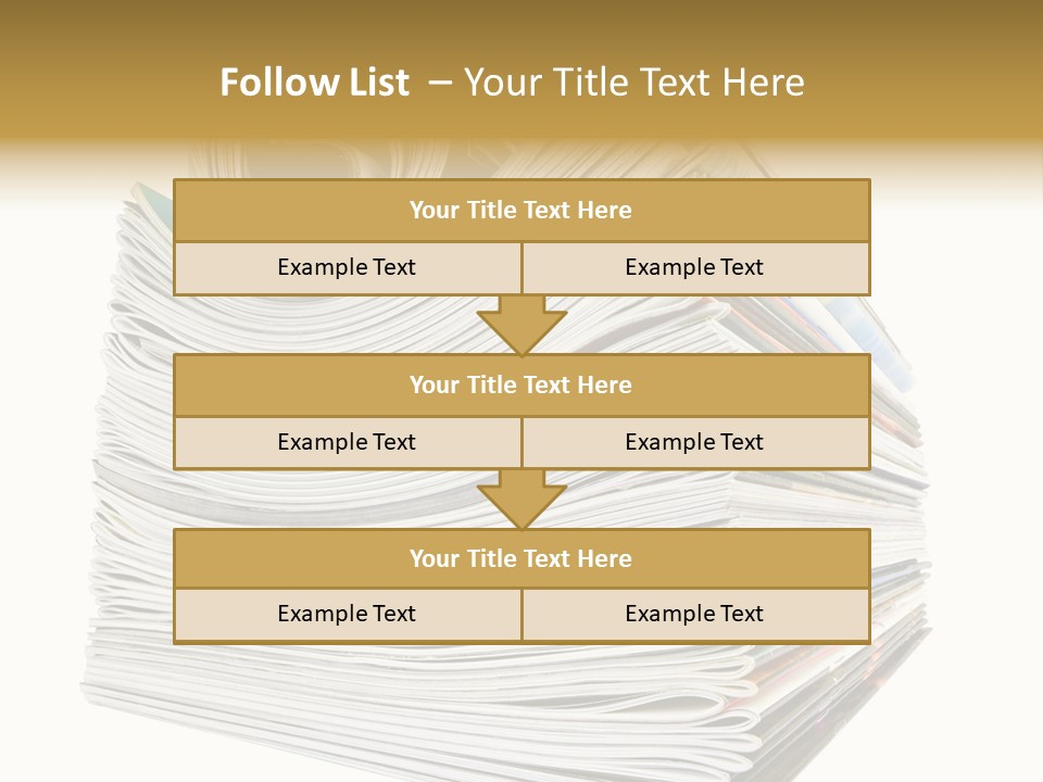 Profe Ional Toon Table PowerPoint Template