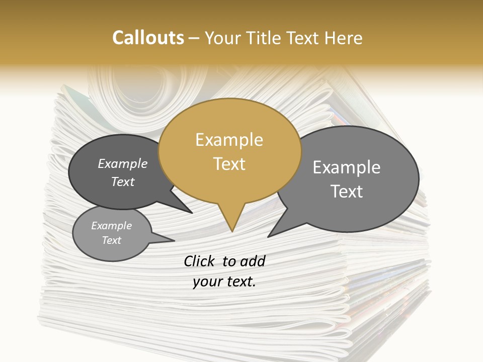 Profe Ional Toon Table PowerPoint Template