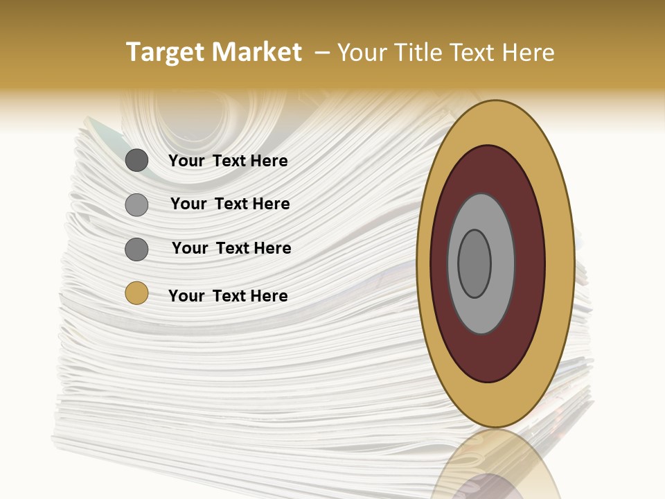 Profe Ional Toon Table PowerPoint Template