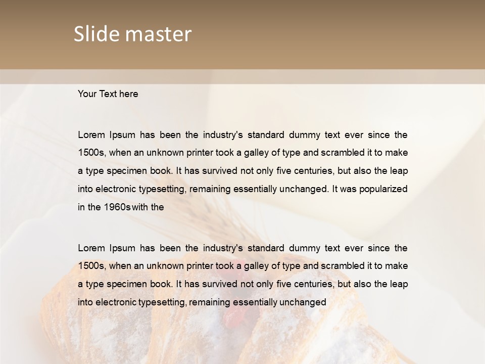 Jam Milk Fresh PowerPoint Template