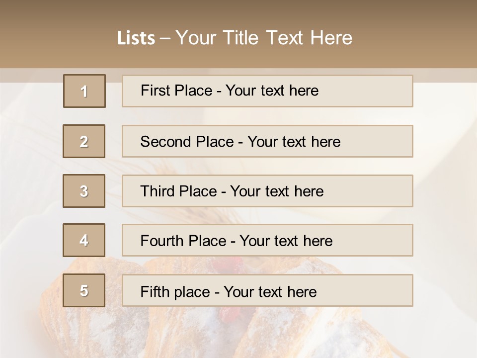 Jam Milk Fresh PowerPoint Template