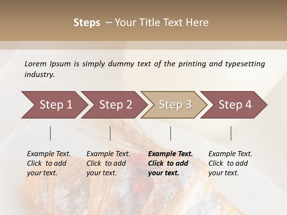 Jam Milk Fresh PowerPoint Template