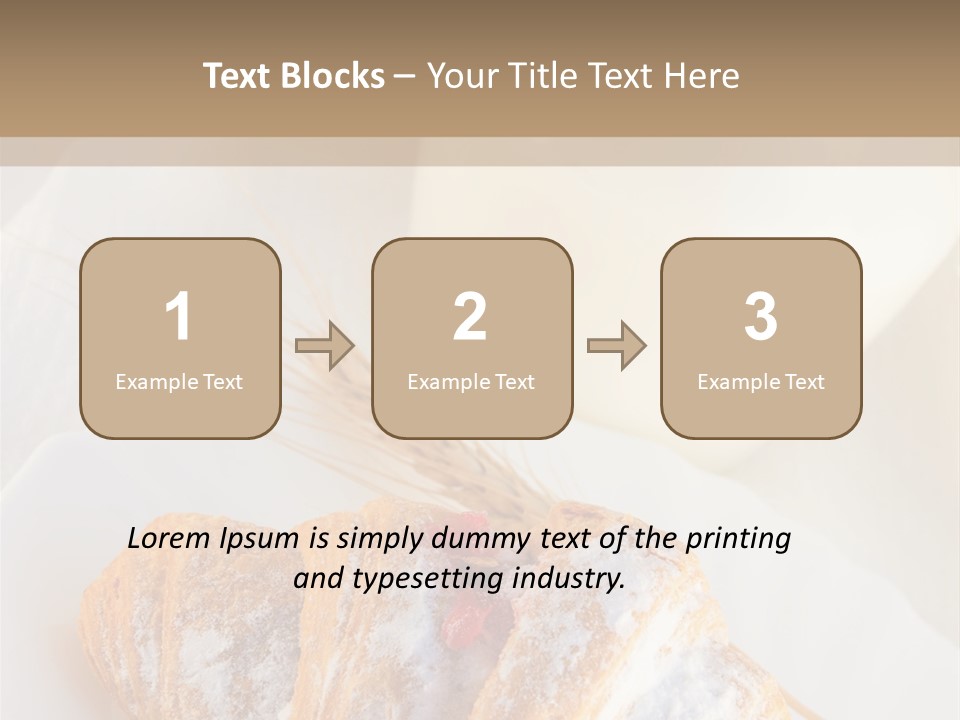 Jam Milk Fresh PowerPoint Template