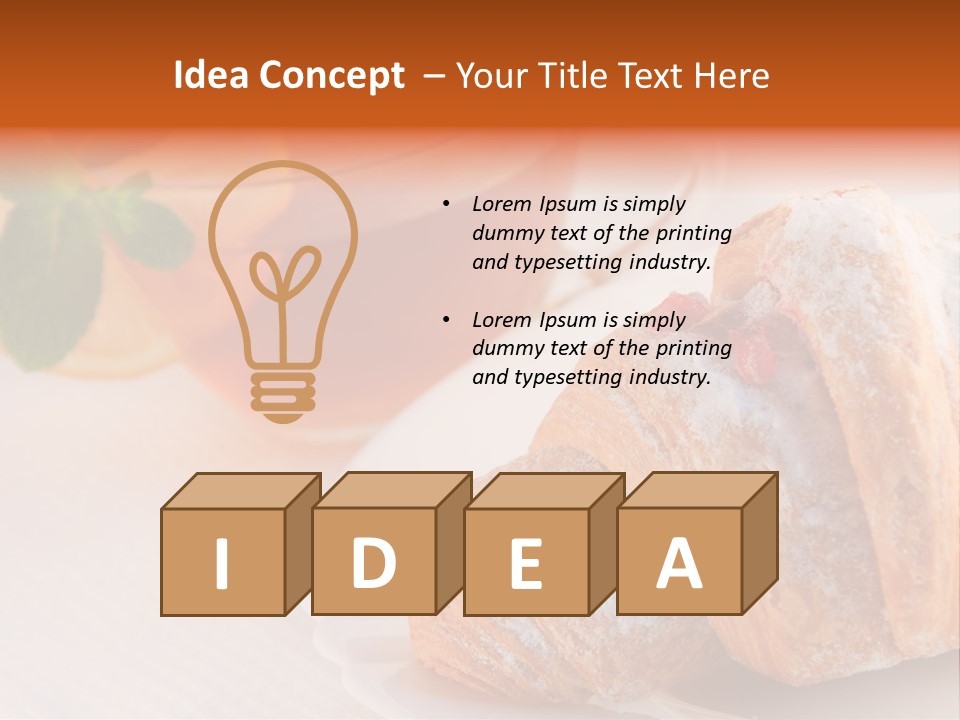 Morning Leaf Healthy PowerPoint Template