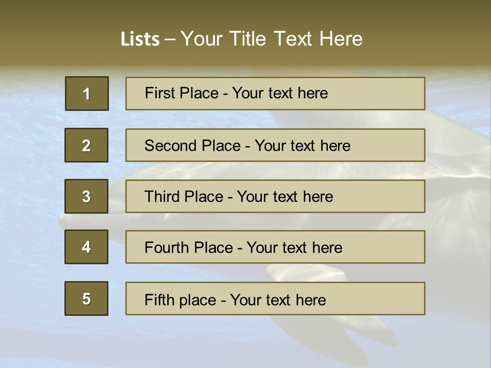 Delphine Pool Mular PowerPoint Template