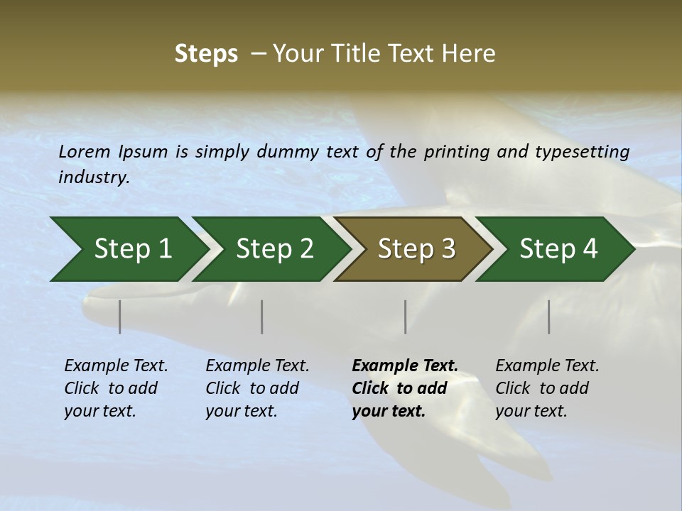 Delphine Pool Mular PowerPoint Template