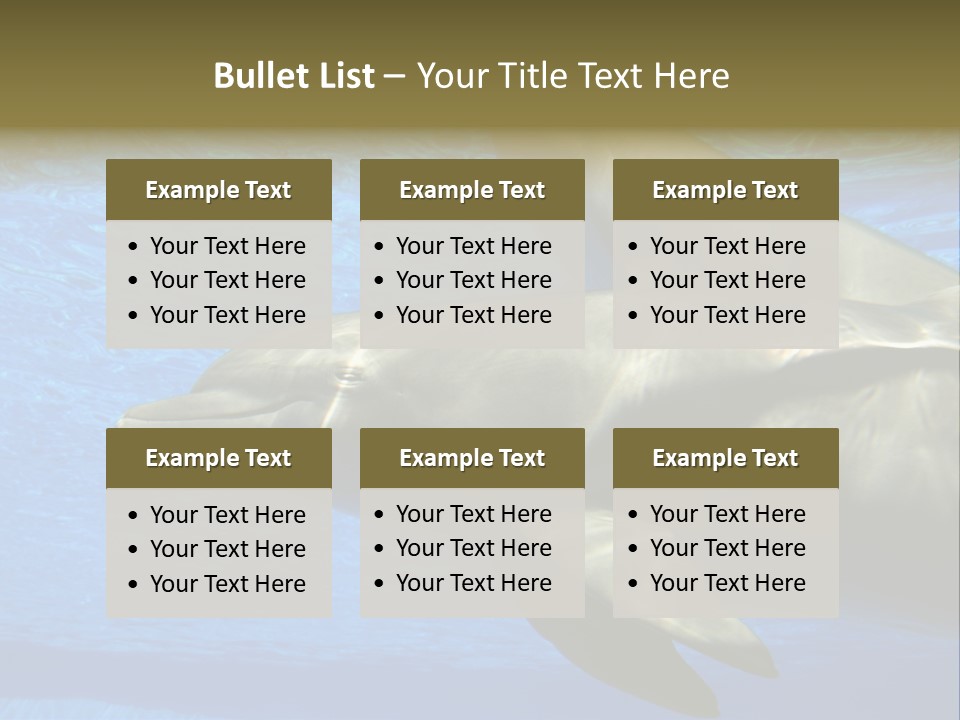 Delphine Pool Mular PowerPoint Template