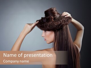 Model Person Profile PowerPoint Template