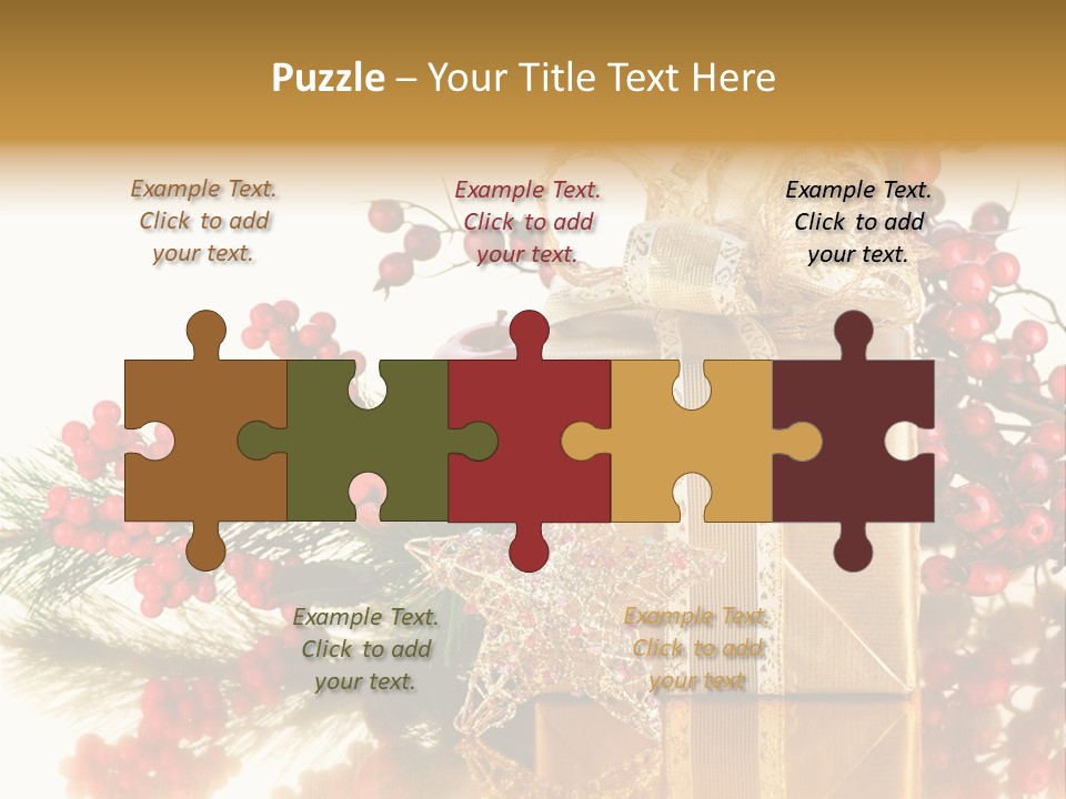 Retro Hanging Text PowerPoint Template