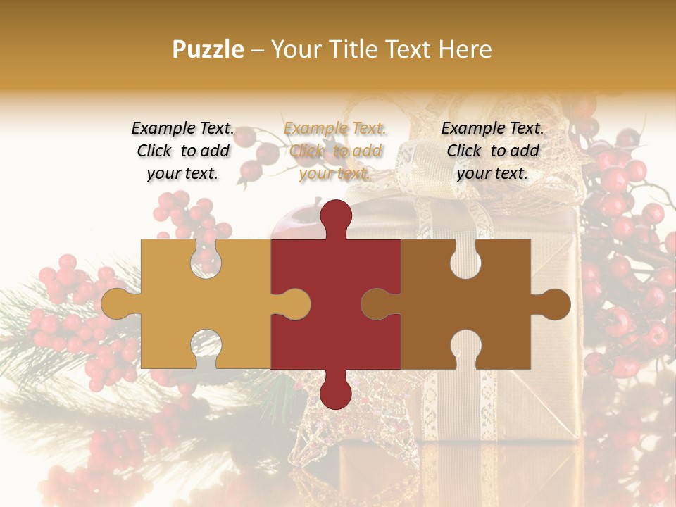 Retro Hanging Text PowerPoint Template