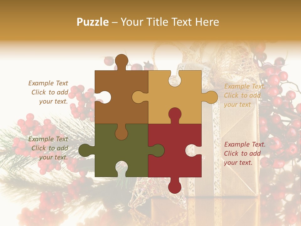 Retro Hanging Text PowerPoint Template