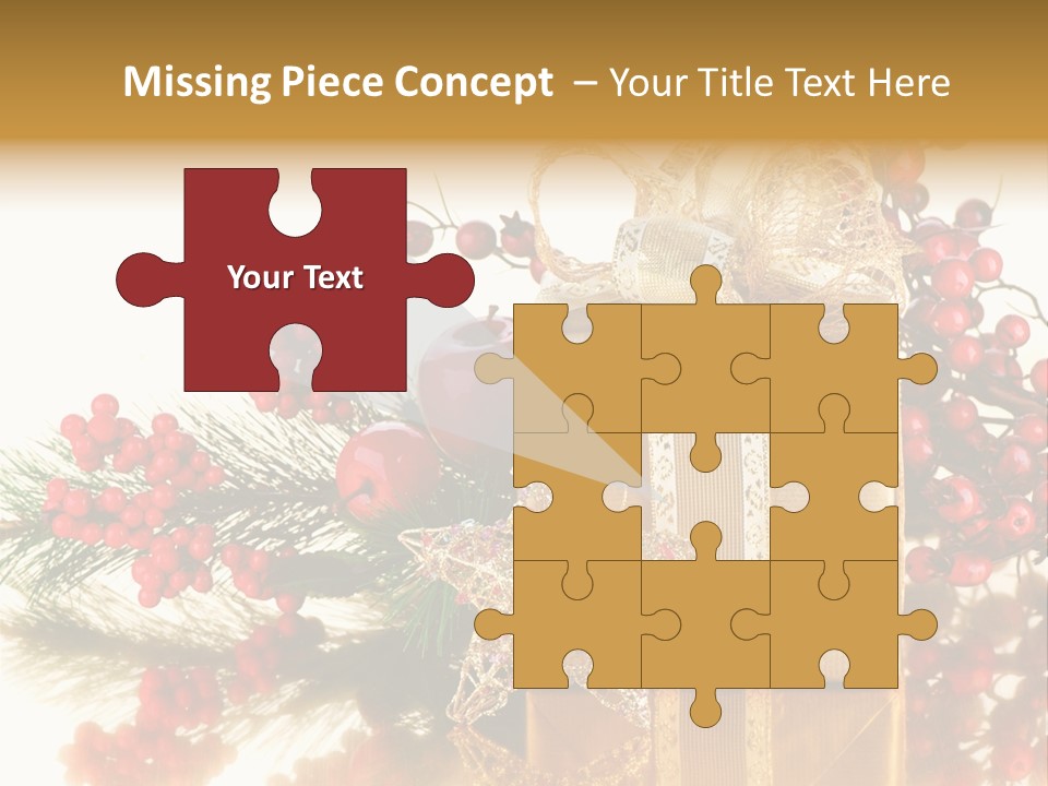 Retro Hanging Text PowerPoint Template