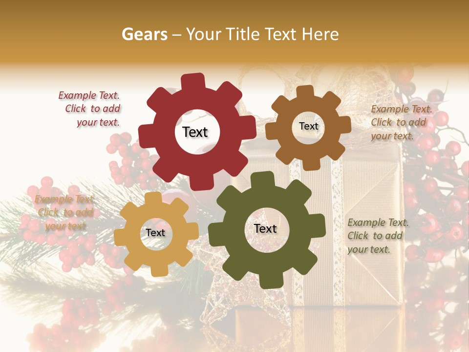 Retro Hanging Text PowerPoint Template