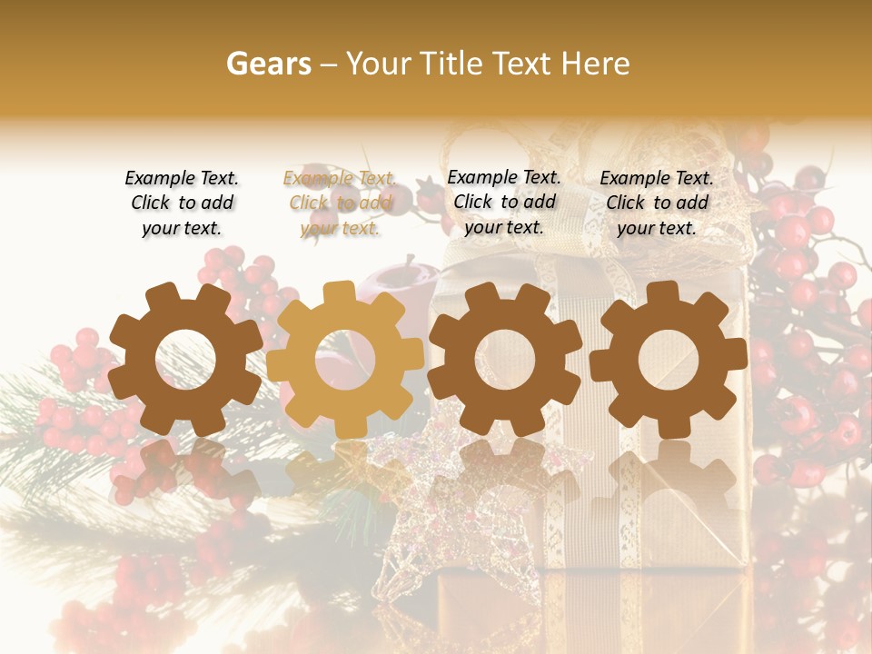 Retro Hanging Text PowerPoint Template