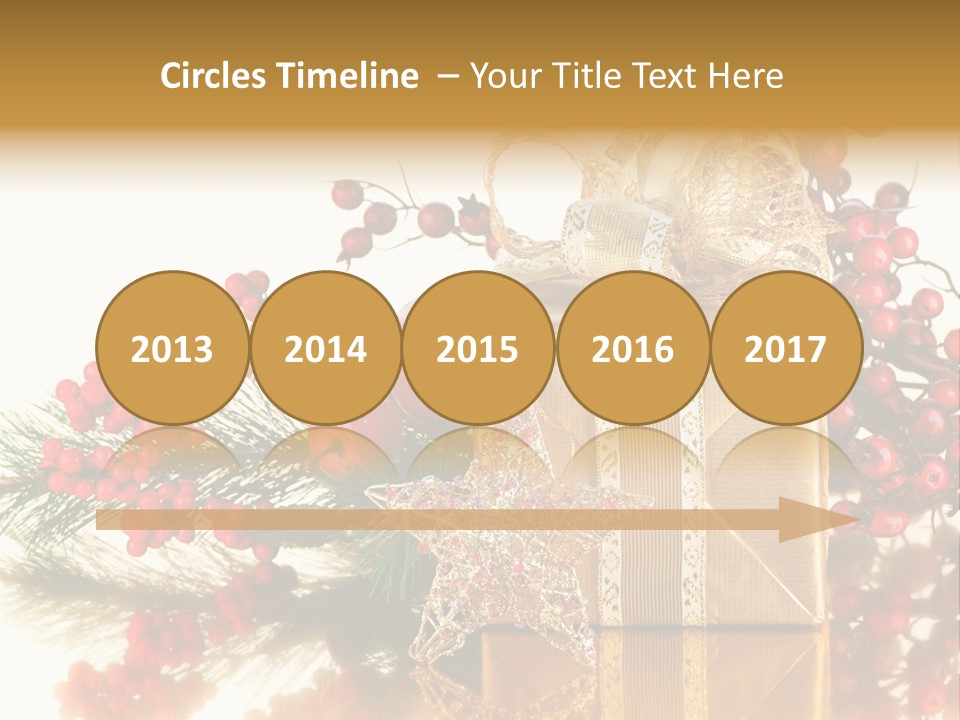 Retro Hanging Text PowerPoint Template