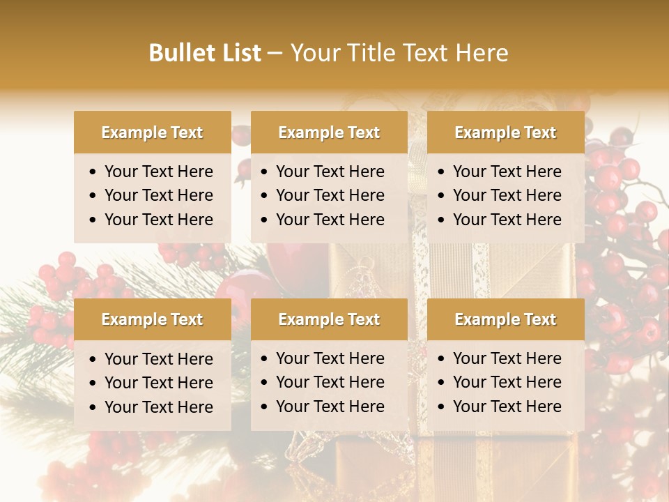 Retro Hanging Text PowerPoint Template