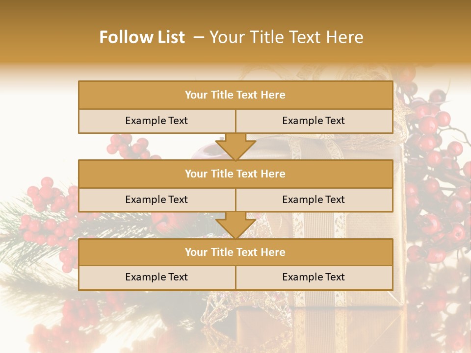 Retro Hanging Text PowerPoint Template