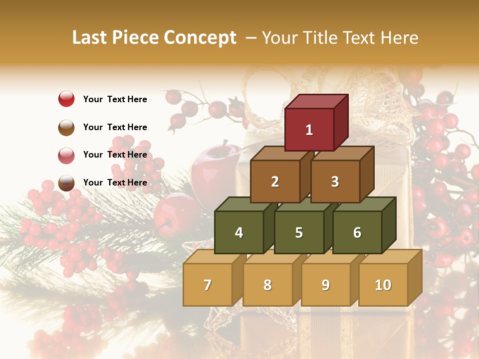 Retro Hanging Text PowerPoint Template
