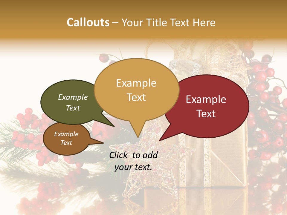Retro Hanging Text PowerPoint Template