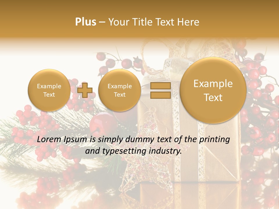 Retro Hanging Text PowerPoint Template
