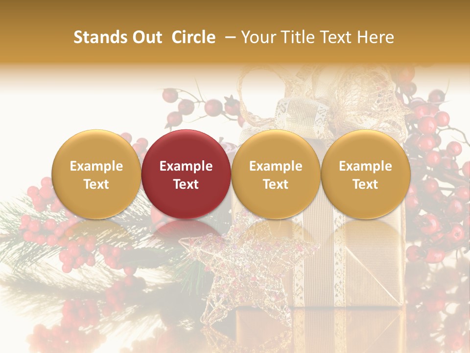 Retro Hanging Text PowerPoint Template