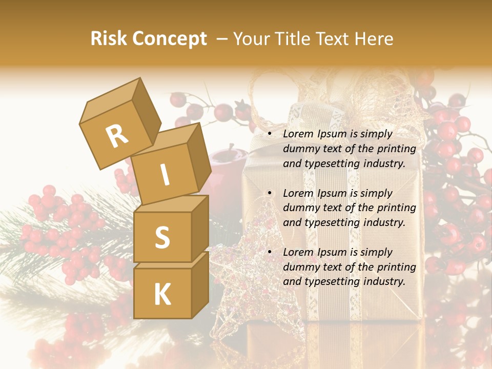 Retro Hanging Text PowerPoint Template