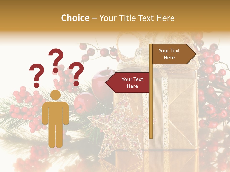 Retro Hanging Text PowerPoint Template