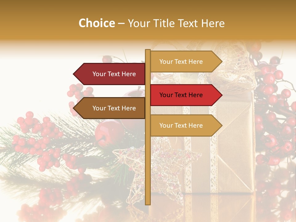 Retro Hanging Text PowerPoint Template