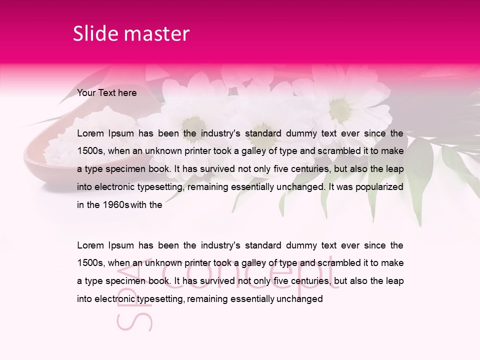 Light Peace Stress PowerPoint Template