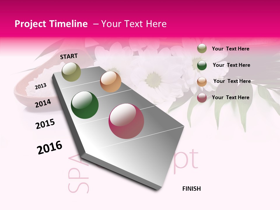 Light Peace Stress PowerPoint Template