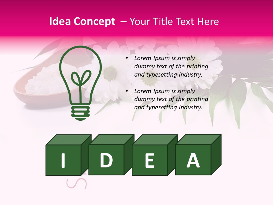 Light Peace Stress PowerPoint Template