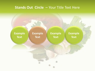 Parsley Borsch Restaurant PowerPoint Template