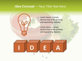 Parsley Borsch Restaurant PowerPoint Template