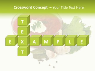 Parsley Borsch Restaurant PowerPoint Template