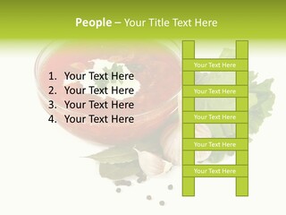 Parsley Borsch Restaurant PowerPoint Template