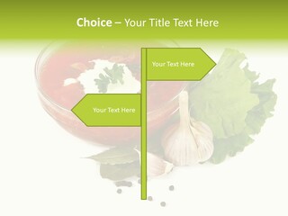 Parsley Borsch Restaurant PowerPoint Template