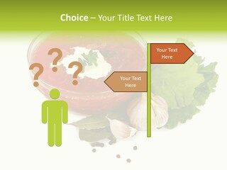 Parsley Borsch Restaurant PowerPoint Template