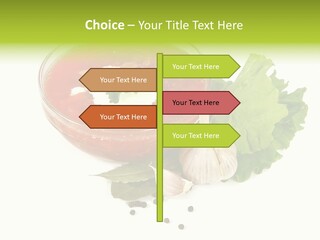 Parsley Borsch Restaurant PowerPoint Template